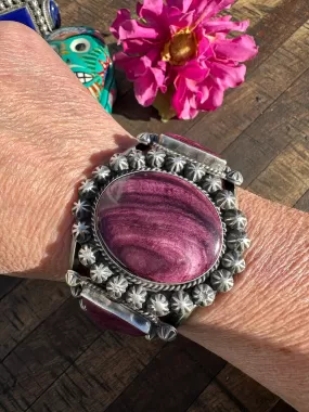 3 Stone Purple Spiny Cuff