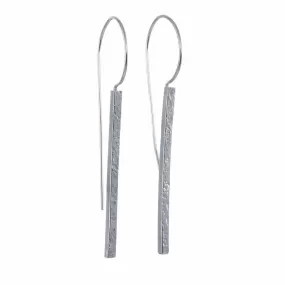 Align Solid Bar Sterling Silver Earrings