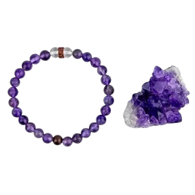 Amethyst Bracelet   Cluster #284