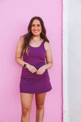 Brandy Active Dress-Purple