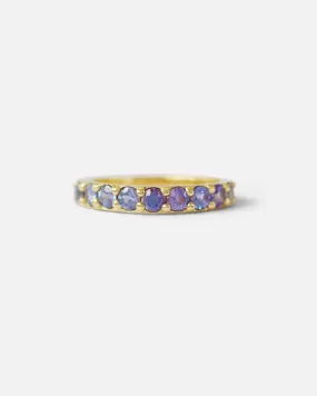 Dew / 3mm Purple Sapphire Ring