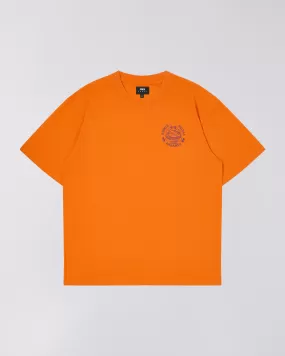 EDWIN Music Channel T-Shirt Orange