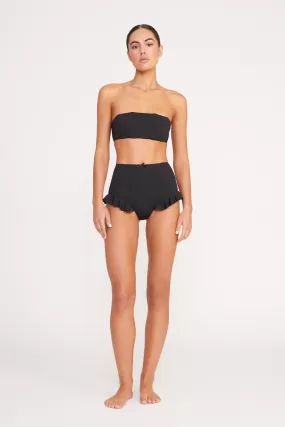 FLOURISH HIGH RISE BIKINI BOTTOM | BLACK