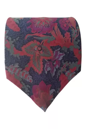 GIOVANNI BIANCHI 100% Silk Floral Print Multi-coloured Tie (59)