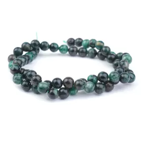 Mica 6mm Round Green Phlogopite - Limited Editions - 15-16 inch