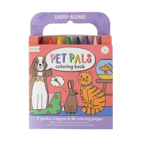 Ooly - Carry Along Coloring Book Kit - Pet Pals