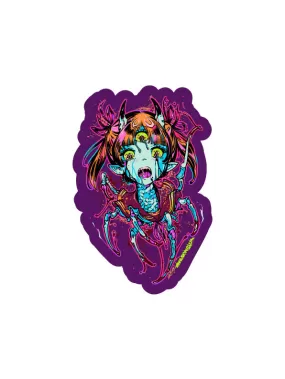 Phage-Chan Sticker (Purple)