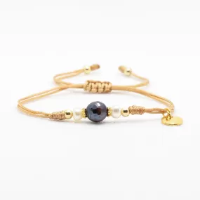 Purple Gold Sisters Bracelet