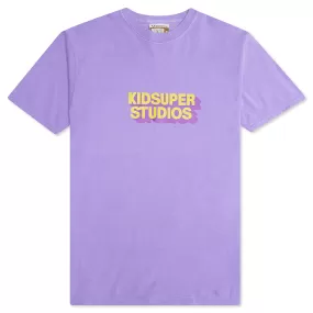 Studios Tee - Purple/Yellow