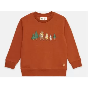 tentree Toffee/Eden Forest Walk Kids Crew Sweater